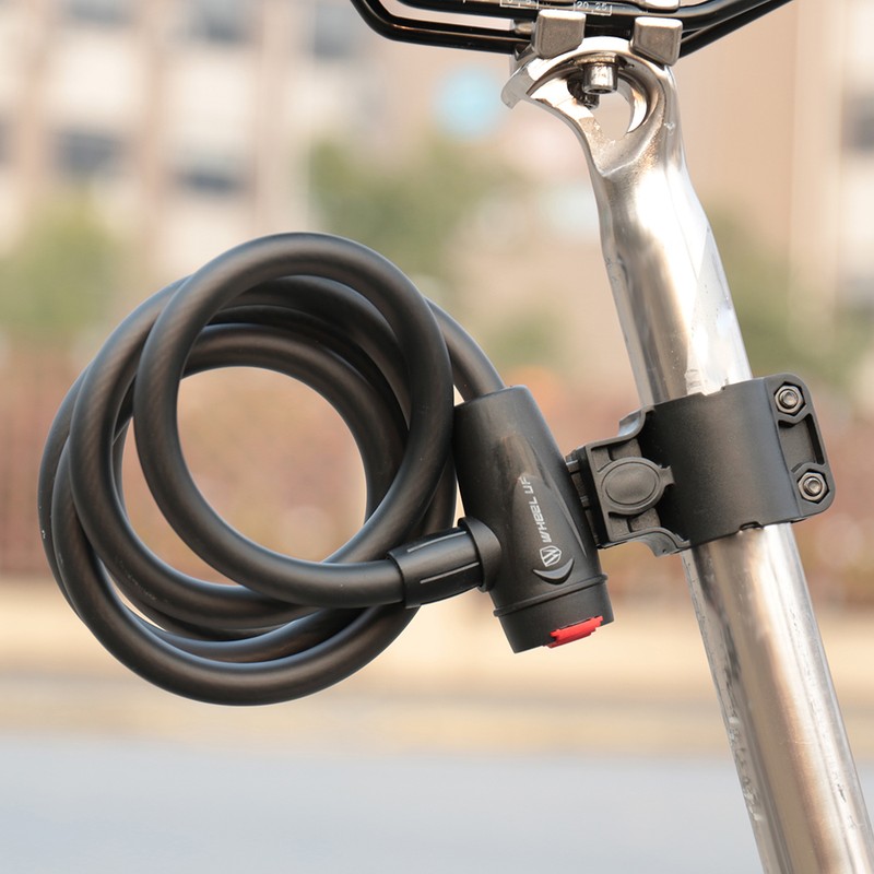 Bicycle Cable Lock Versatile Heavy Duty Anti-theft Security Cable Lock