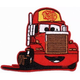Mack Super-Liner Superliner Truck red Truck Embroidered Iron On/Sew On Patch-3" x 3.5"