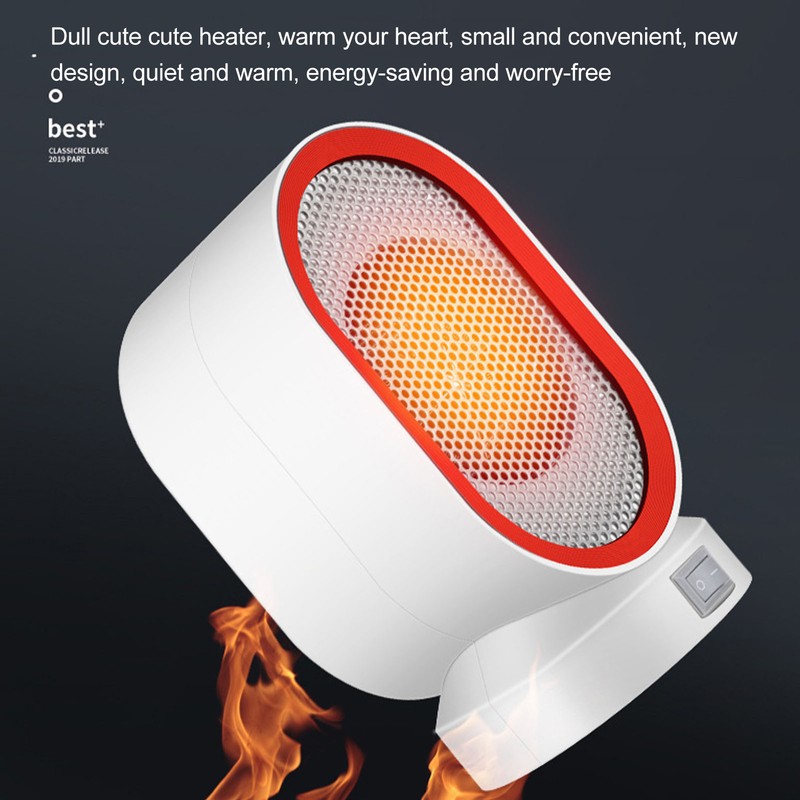 Mini Heater Fast Heating Overheating Protection Small Space Warmer for