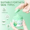 Facial Scrub & Face Exfoliator for Smooth Skin Aloe Vera