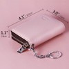 FurArt Credit Card Wallet, Zipper Card Cases Holder for Men