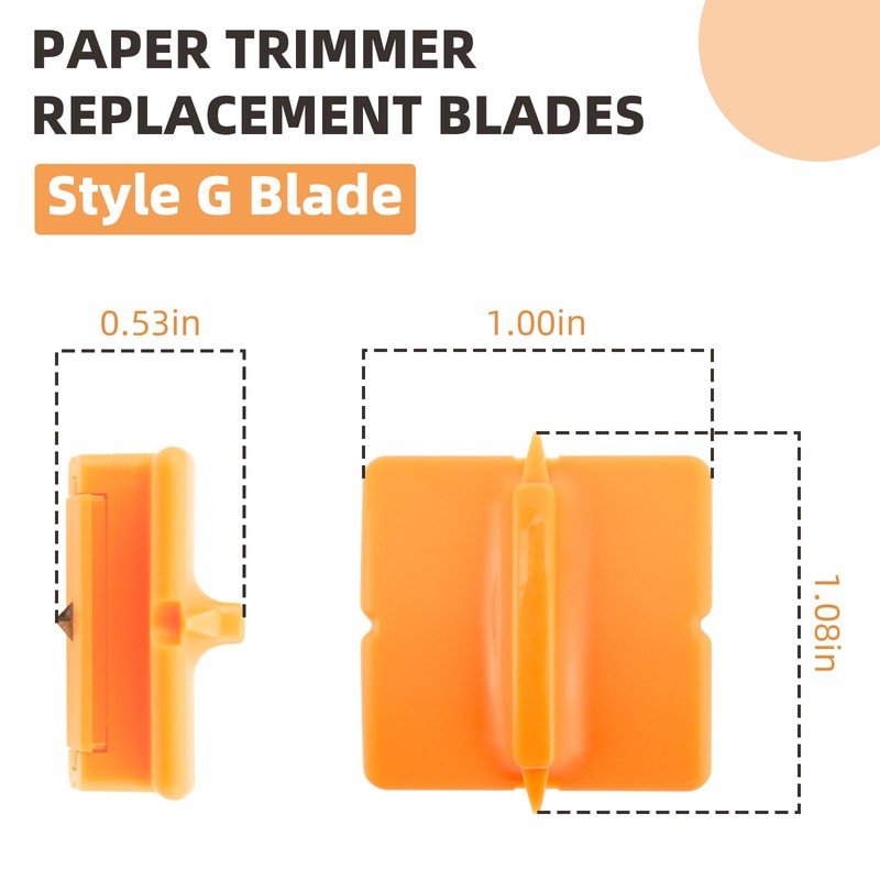 Trimmer Cutting Replacement Blades 195960-1001 for Fiskars Personal Trimmer, 9"
