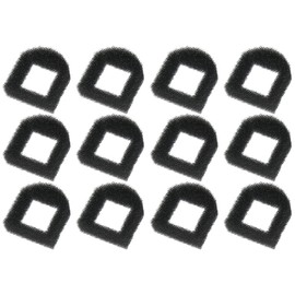 Zanyzap 12 Foam Pre-Filters for Drinkwell Stainless Steel 360, Lotus, Avalon, Pagoda Water Bowl