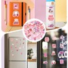 GEEHUA 60 Stück Bookish Sticker Set, Wasserfeste Kawaii Rosa Aufkleber