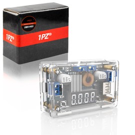 1PZ DBV-H53 5A DC-DC Buck Converter Module with LED Display & USB Output Adjustable Output 1.25V-32V Wide Input Voltage 5V-36V Over-Current Protection