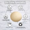 GGStudy High Pressure Round Brushed Gold Shower Head 16 Inches