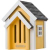 Wildlife Garden WG303 Butterfly Box Yellow Wooden Butterfly House