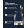 Electric Kettle, Aiheal Glass Kettle Temperature Control With 5 Colors