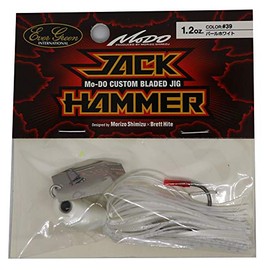 Evergreen Chatterbait Jack Hammer, 1.2 oz, #39 Pearl White