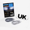 Eurolites Headlight Beam Headlamp Headlight Adaptors & Magnetic UK Plate