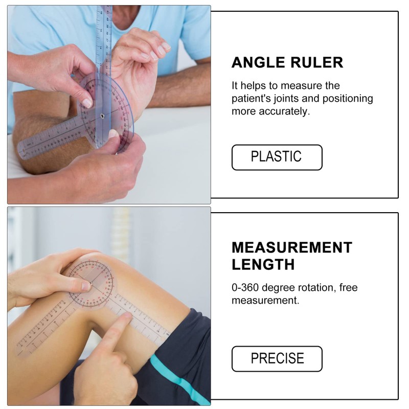 Goniometer - Goniometer Physiotherapy/Adjustable 360 Measure Goniometer/Measuring Tool Angle Ruler