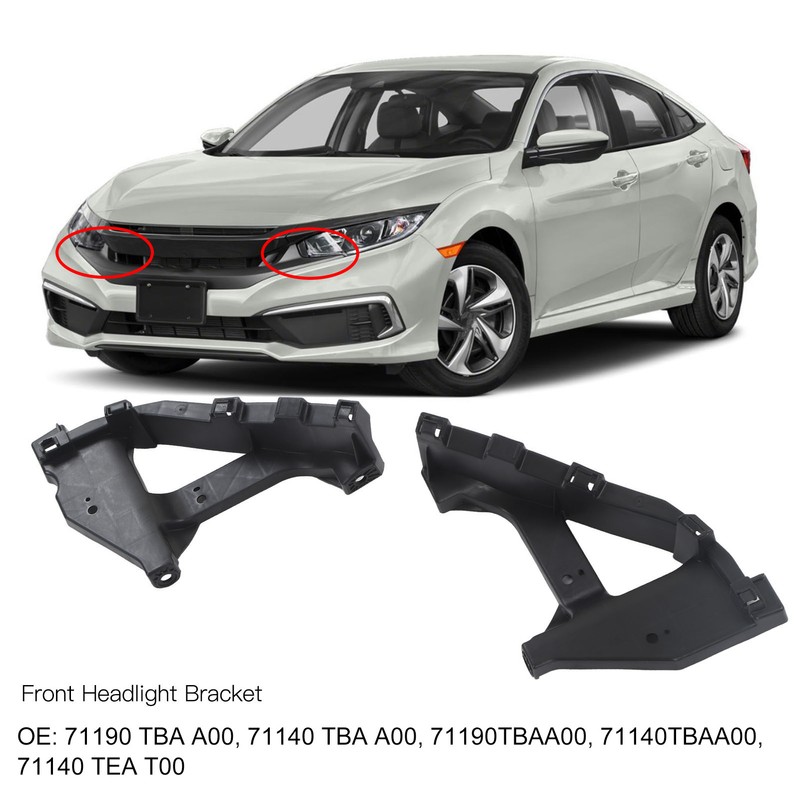 1pair Front Headlight Bracket 71190 TBA A00 Left Right Headlight