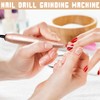4-Piece Ceramic Nail Drill Set in Corn Shape Professional 3/32