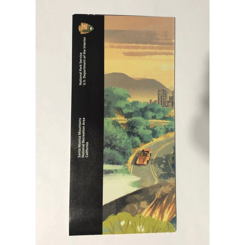 Santa Monica Mountains National Recreation Area Park NEW UNIGRID Brochure