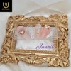 ❣Christmas Eve handmade nail tips - Short C curve coffin