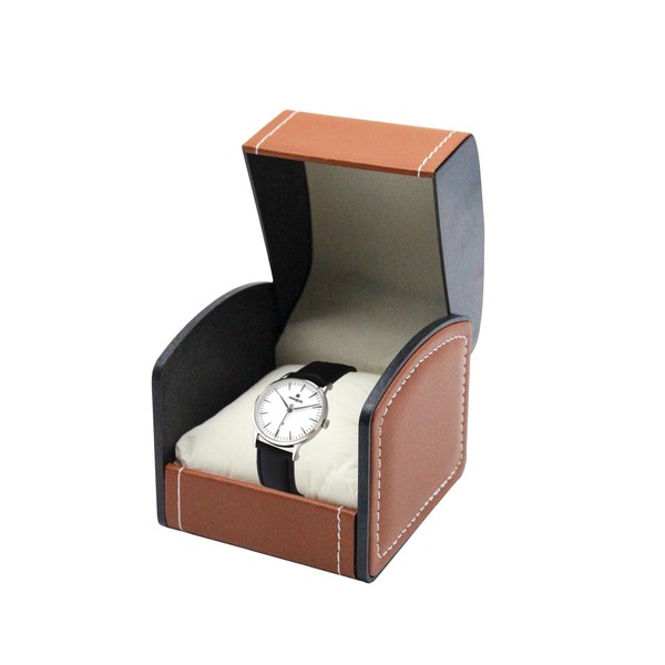DOZNOZRI Single Watch Box Leather for Men Women Watch Travel