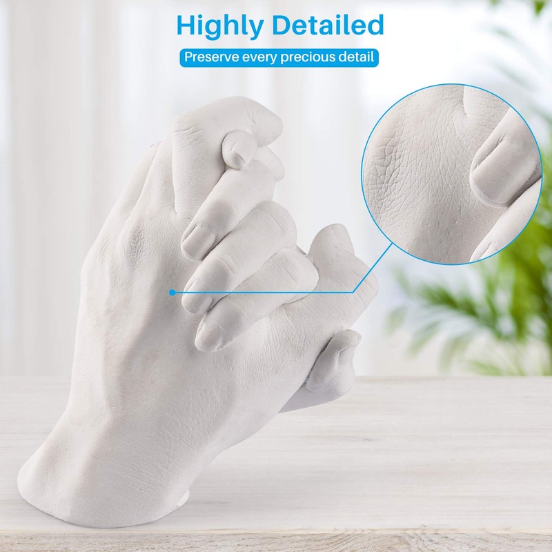 Hands Casting Kit, DIY Plaster Statue Molding Kit & Hand