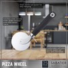 Sabatier Professional Pizza Cutter Wheel - Stainless Steel Construction. Dishwasher