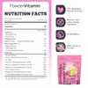 PowderVitamin Electrolitos en polvo Plus (100 porciones) Limonada de frambuesa