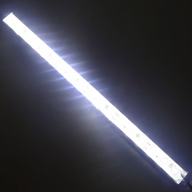 LEDENET® 12" 6500K-7000K White Super Bright 18LEDs 5050 Aquarium LED Strip Lighting Waterproof Aluminum Lighting 12V DC LED Linear Bar Lamp (Cold White, 12" Long)