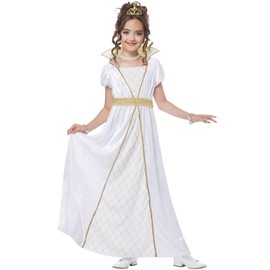 California Costumes Imperial Empress Girls Costume, White/Gold/Red, XL 12-14