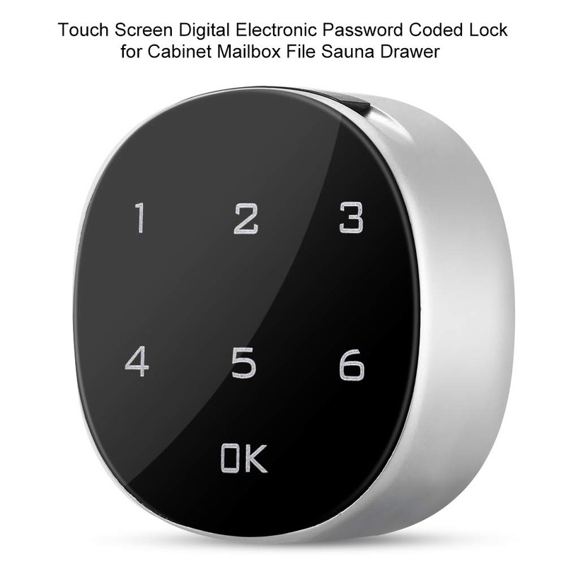 Touchscreen Digital Electronic Password Coded Lock for Cabinet Mailbox File