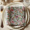 Vargottam Whimsical Bird and Fruit Print Cotton Muslin Napkins -