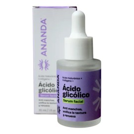 Suero Facial Acido Glicolico Exfolia Antimanchas 30ml Ananda Todo Tipo De Piel