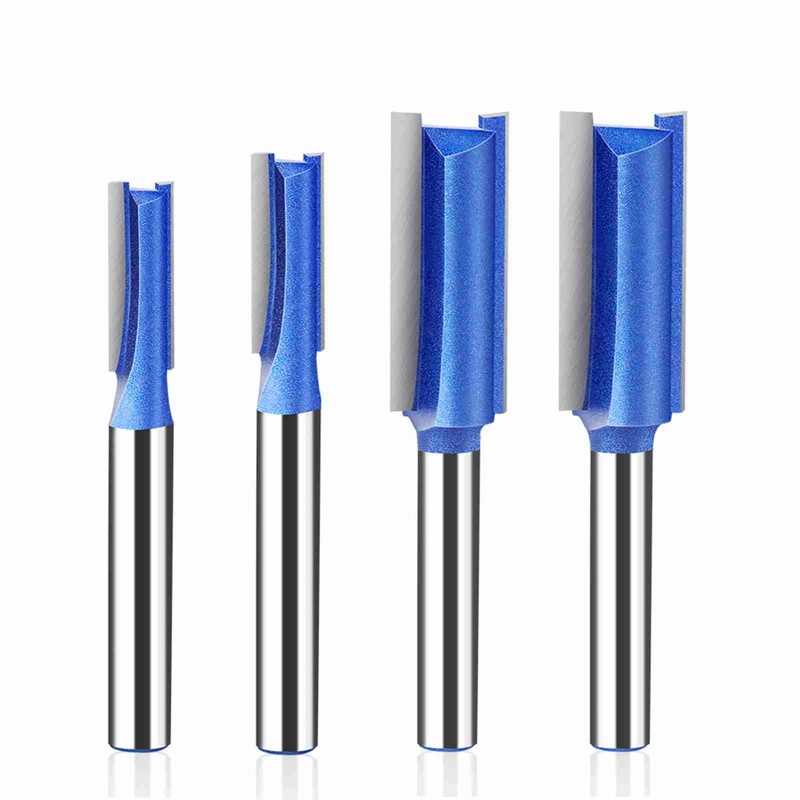 4Pcs 6mm Shank High-quality Milling Cutter Flush Trim With Bearing
