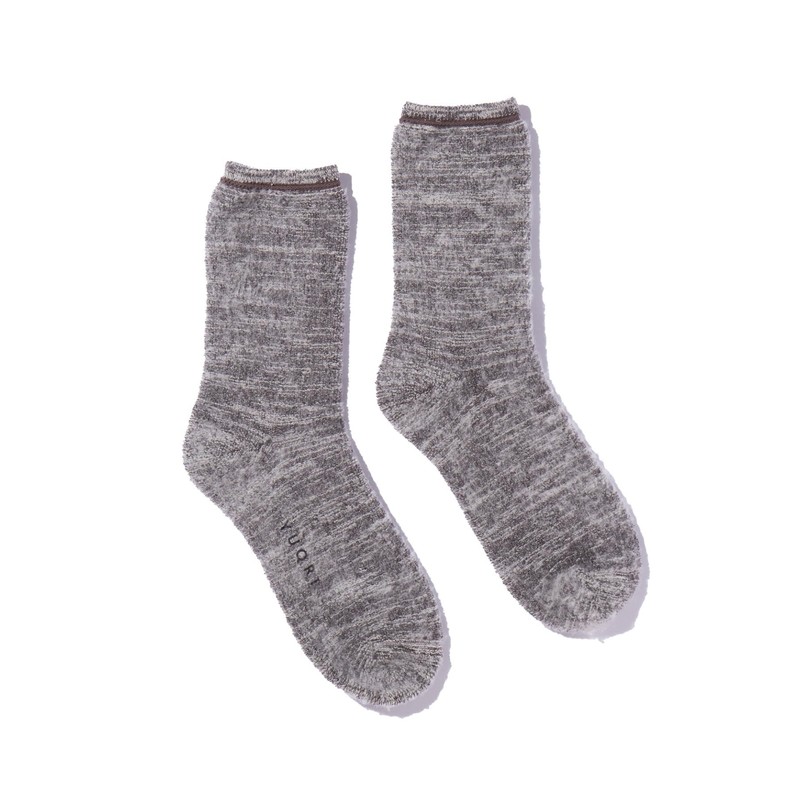 YUQRI Puff pile fur Unisex Socks, Antibacterial, Deodorizing, Antibacterial, gray