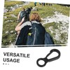 GRIRIW 50pcs Plastic Hooks: Mini 8 Shaped for Outdoor Camping