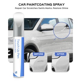 PARTS4EV LC9A/0Q Pure White Touch Up Paint Compatible with Volkswagen Exact Match Chips and Nicks Touch Up
