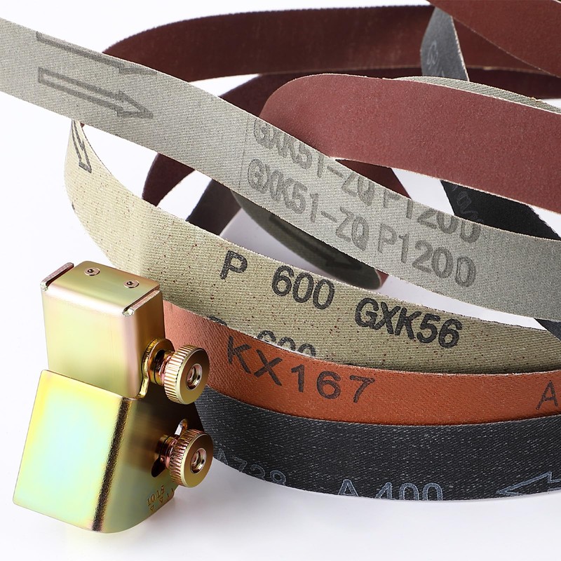 Feekoon Assorted 12 Pack of 1x30 Sanding Belts, with Adjustable
