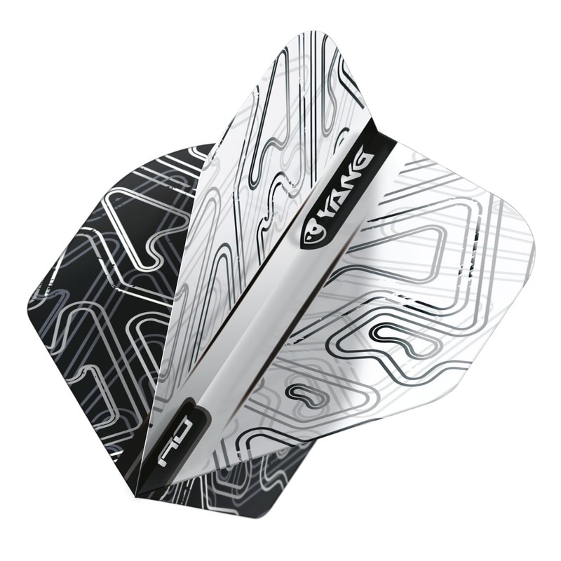 RED DRAGON Yin Yang Double Sided White & Black Standard