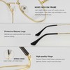RB.Pilot Classic Square Polygon Reading Glasses for Men Women Light