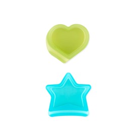 Bumkins - Cuencos de silicona (2 paquetes) - Azul Jelly & Verde Jelly