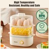 Kawu Egg Cooker, 12 Eggs Electric Egg Boiler with Anti-scalding