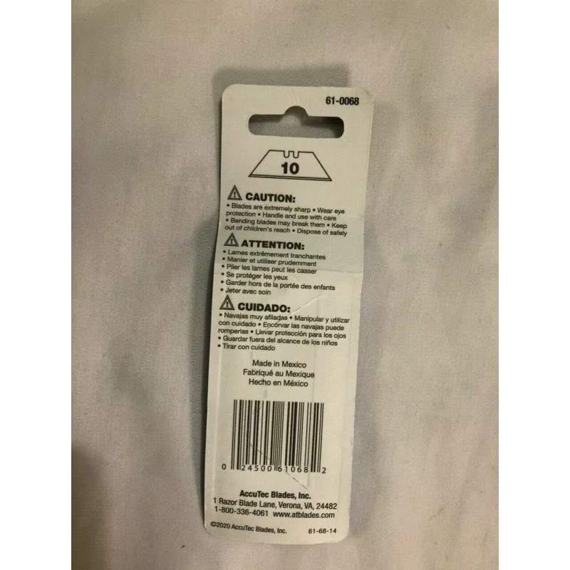 Heavy Duty Personna Heavy Duty Utility Blades (Lot of 10