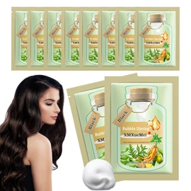 10 Pack Black Bubble Plant Hair Dye,Black Hair Dye Shampoo,Hair Color Shampoo for Gray Hair Coverage,Easy to Dye Shampoo for Women & Men