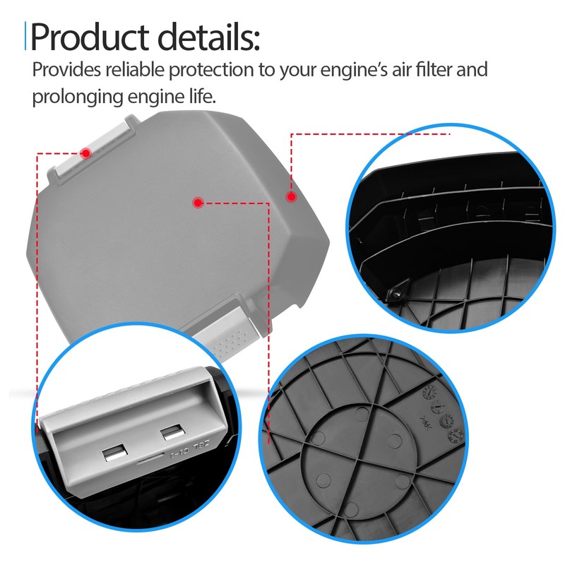 Air Filter Cover Compatible with GX630 GX690 EM10000 ET12000 Gasoline