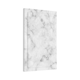 White Grey Marble Blank Wall Plate One Gang Decorative Light Switch Outlet Cover No Device Plastic Wallplate For Home Decor 5" X 3"