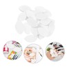 PACKOVE 50pcs Eye-Shaped Lash Mapping Sponges for Accurate Eyelash Extension