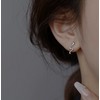 Unbranded 925 Sterling Silver Post Snake Stud Earrings, Serpent Aretes