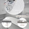 Shower Mats for Inside Shower, Square Loofah Shower Mat Non