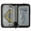 Idena 20066 Compass in Case, 11 Pieces, with Protractor, Ruler,