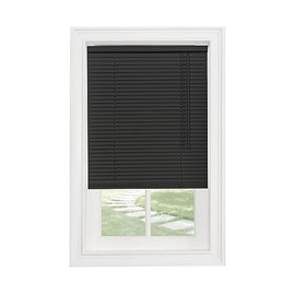 Sunshine Cordless 1" Light Filtering Mini Blind 35x64 - Black