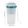 300ml USB Charging Electric Juicer Cup Security Lock Blender with