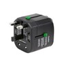 Monoprice Compact Cube Universal Travel Adapter, Supports International Power Outlets,