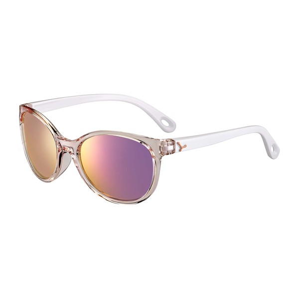 Cébé Ella Sunglasses Shiny Translucent Blush White Unisex-Baby 5>7