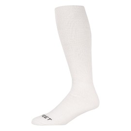 Pro Feet Mens Acrylic Multi-Sport Tube Sock - 3 Pair Pack - WHITE 10-13